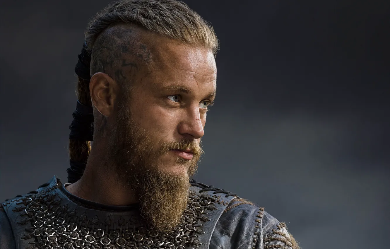 Photo wallpaper warrior, beard, the Vikings, vikings, travis fimmel, ragnar, Ragnar