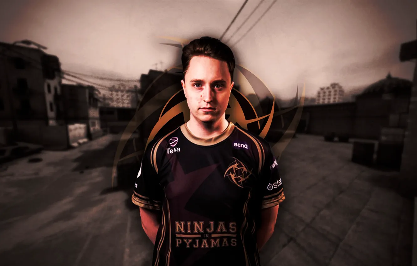 Photo wallpaper Sweden, NiP, Esports, electronic sports, csgo player, get right