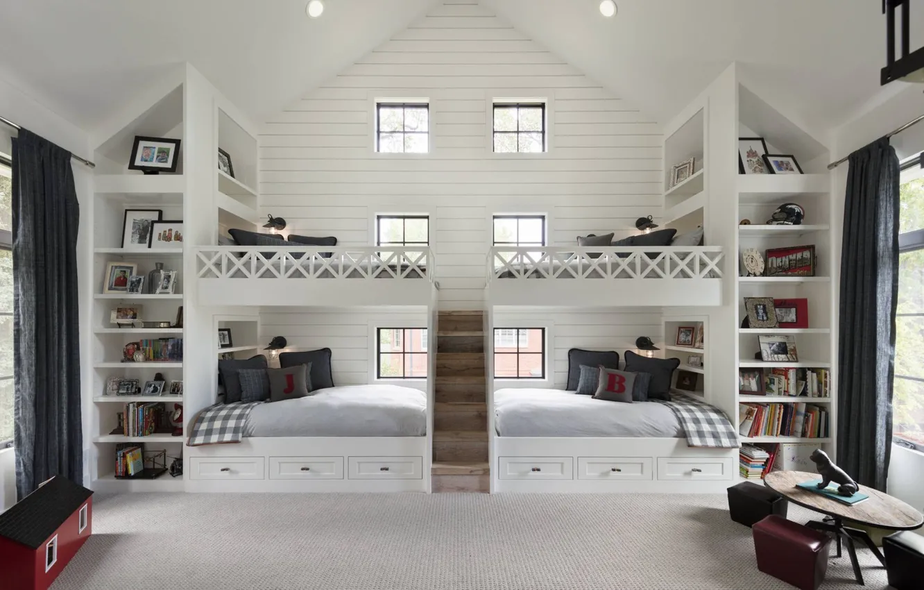 Photo wallpaper room, interior, children's, Love Residence in Denver