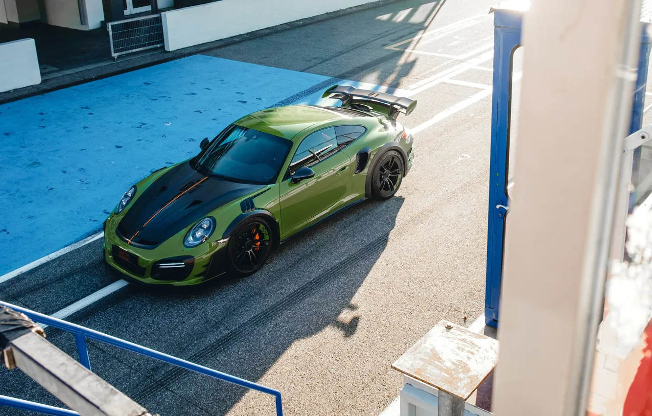 Photo wallpaper 911, Porsche, Turbo S, TechArt, 2019, GT Street RS