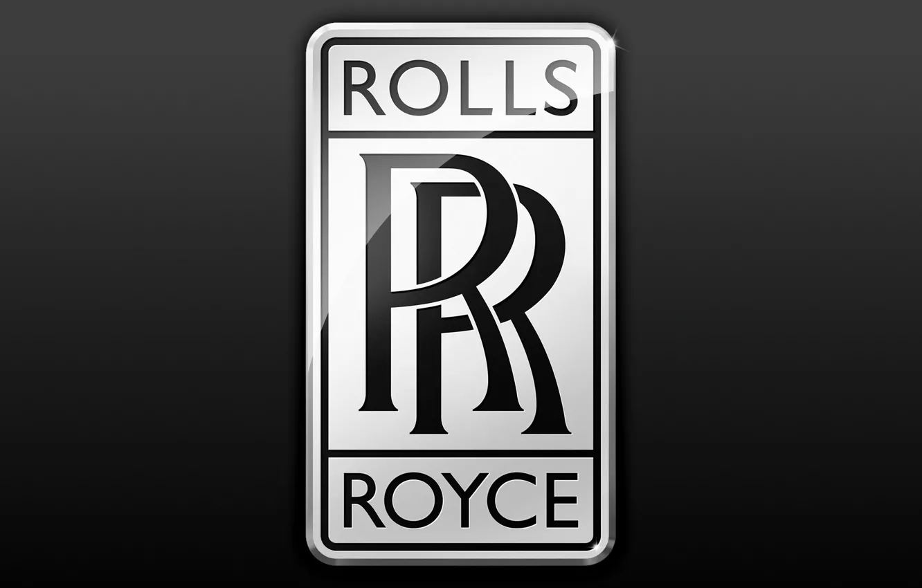Photo wallpaper logo, logo, brand, Rolls&ampamp;Royce
