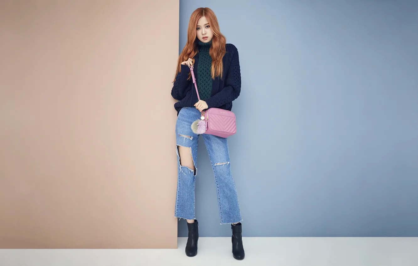 Photo wallpaper rose, 2560x1440, Wallpaper for desktop, Kpop, 16:9, Blackpink, Korean singer, Rosanna Pak