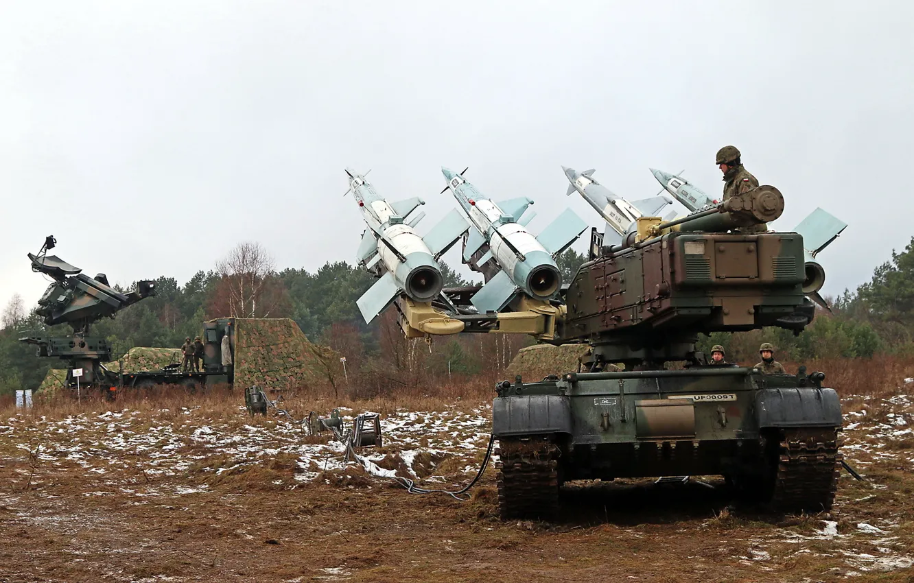Photo wallpaper Polish Army, rw125sc anti-missile system, Air Defense Squadron