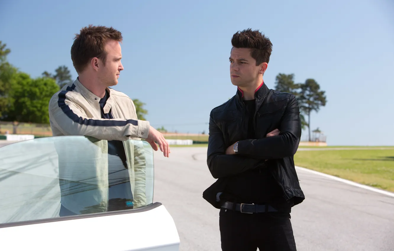 Photo wallpaper Need for Speed, Need For Speed, Aaron Paul, Aaron Paul, Dominic Cooper, Dominic Cooper