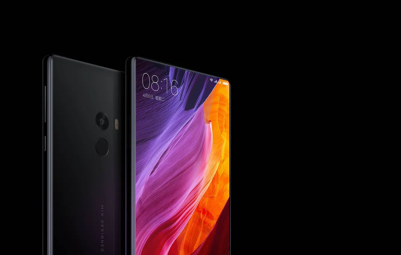 Photo wallpaper logo, technology, smartphones, Xiaomi MI MIX, Xiaomi, Xiaomi MI