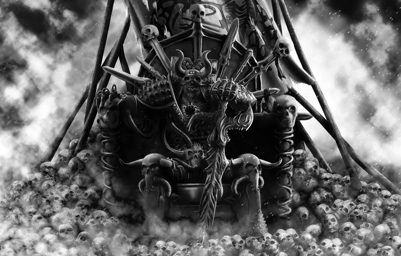 Photo wallpaper fantasy, the darkness, Хорн2, Mark Brendan