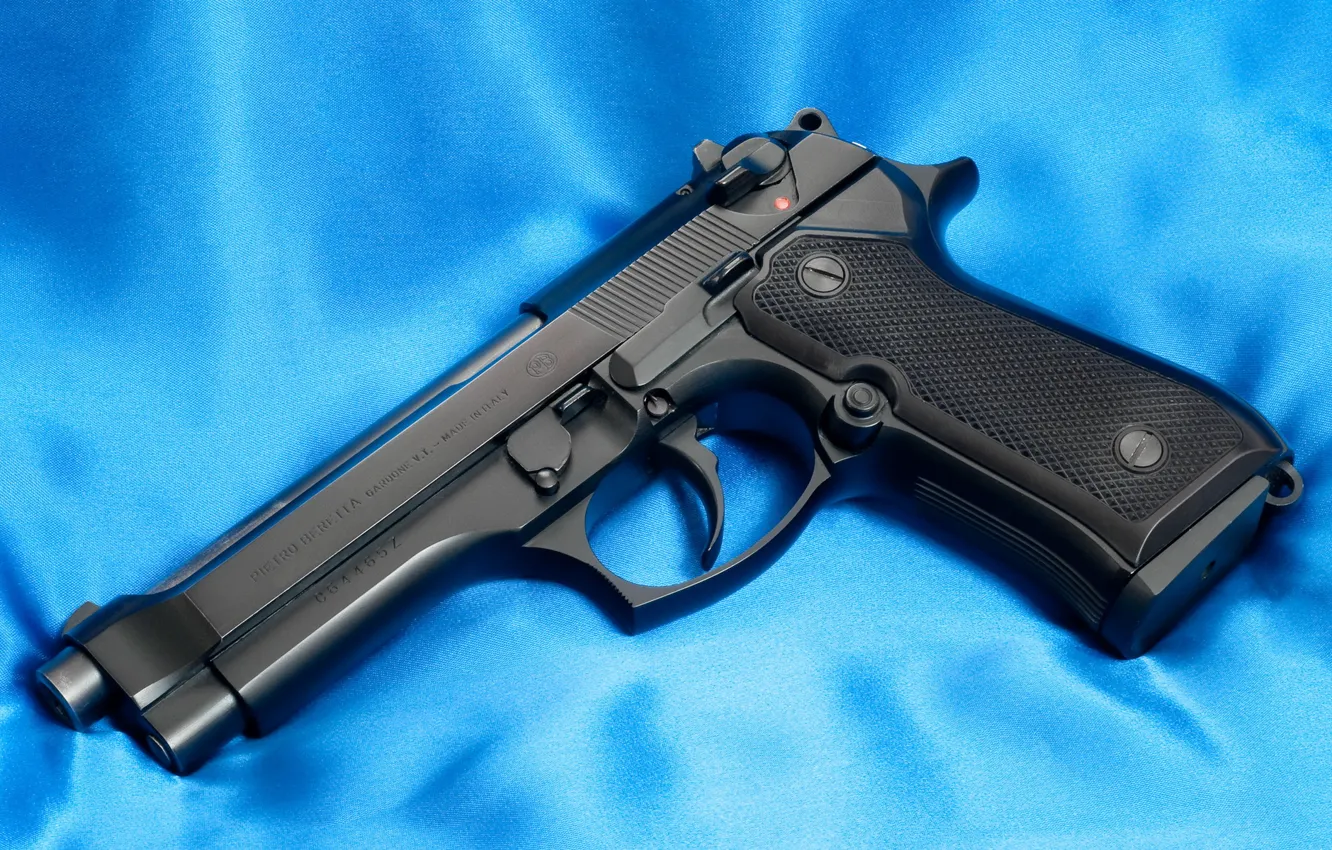 Photo wallpaper Gun, Trunk, 9mm, Beretta, Beretta 92F, Canvas