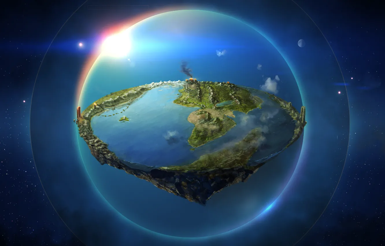 Photo wallpaper earth, map, the Lord of the rings, fantasy, The Lord of the Rings, John Ronald …