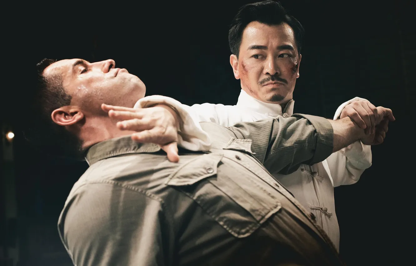 Photo wallpaper Scott Adkins, Wu Yue, Ip Man-4, Wing Chun, Wu Yue