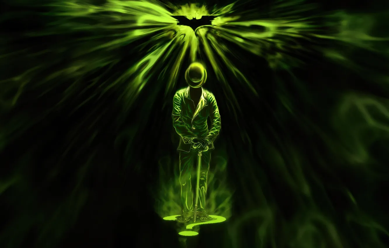 Photo wallpaper artwork, The Riddler