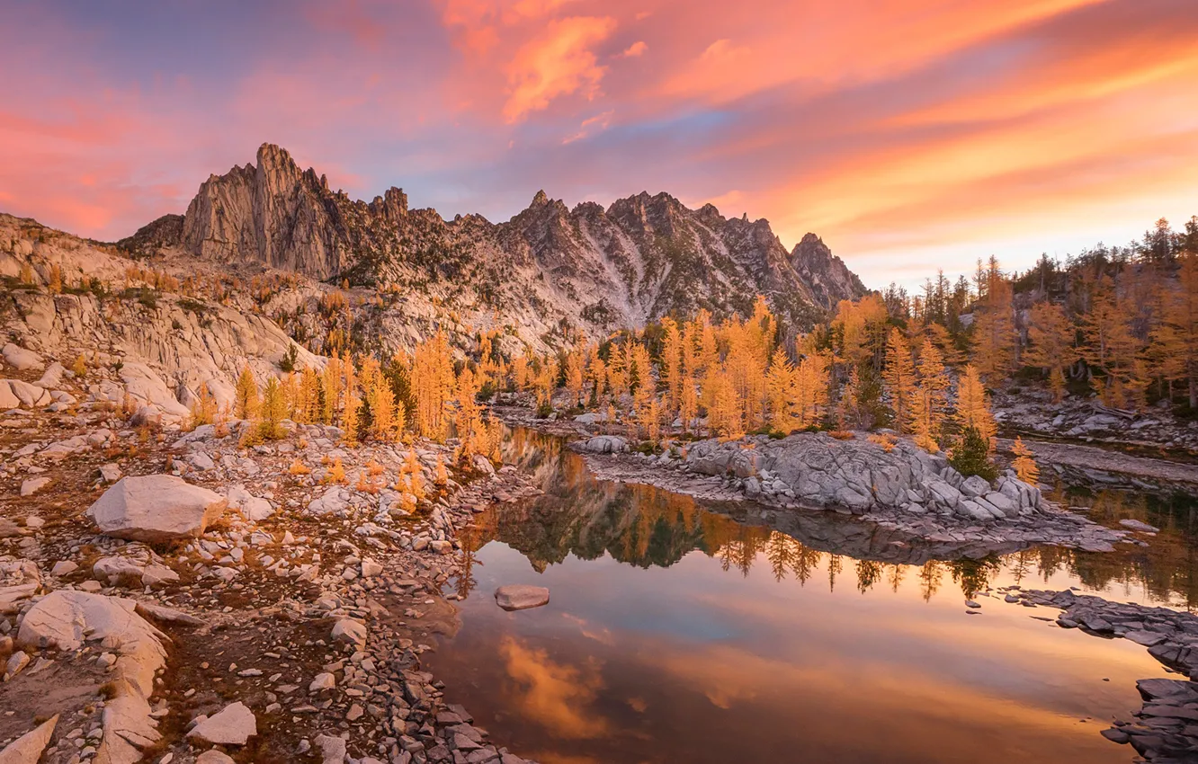 Photo wallpaper USA, Washington, Enchantments