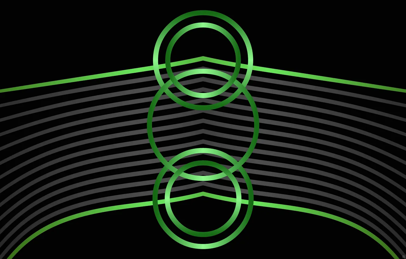 Photo wallpaper line, gradient, figure