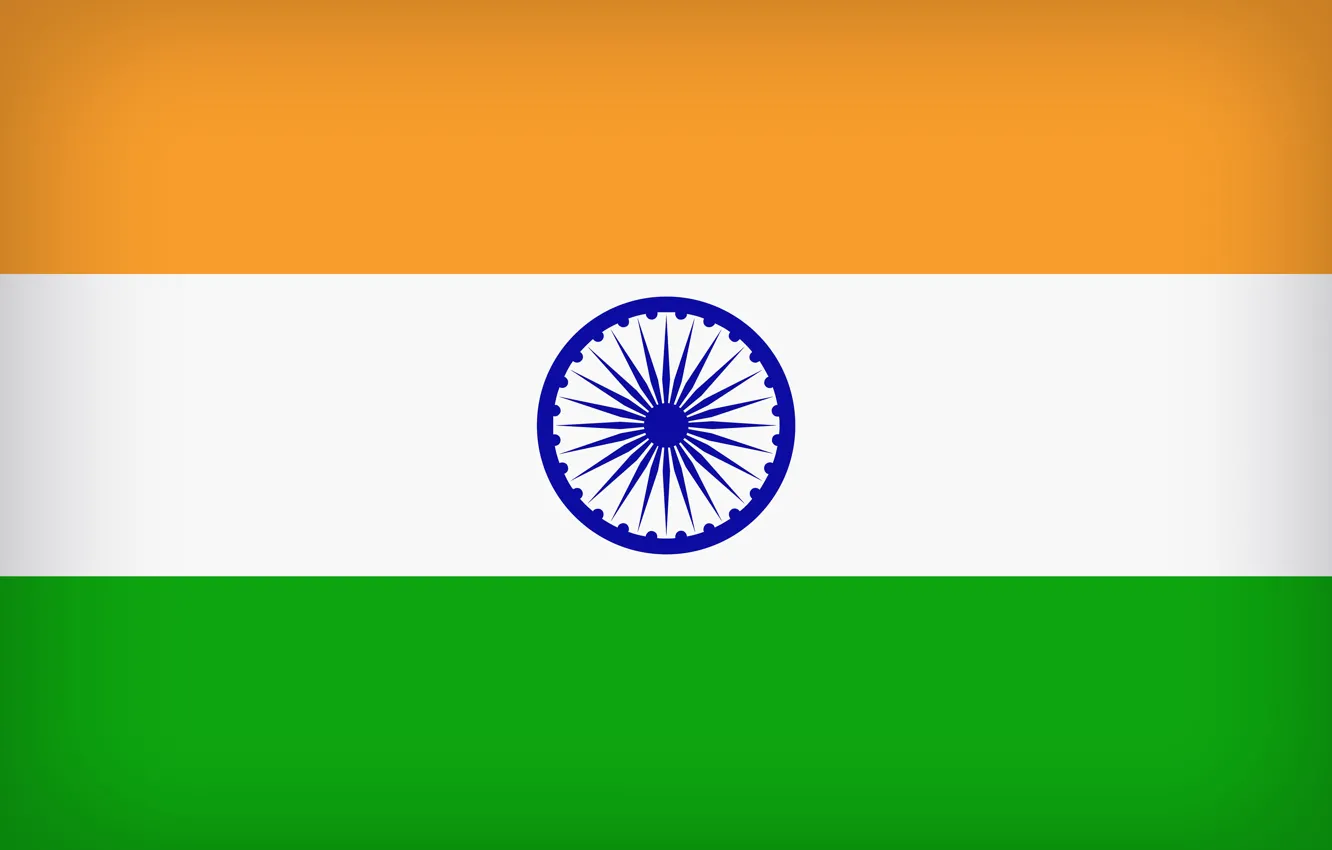 Photo wallpaper India, Flag, flag of India, National Flag of India
