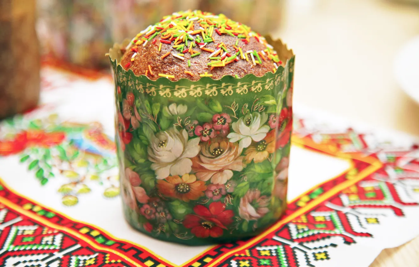 Photo wallpaper holiday, food, Easter, cake, cakes