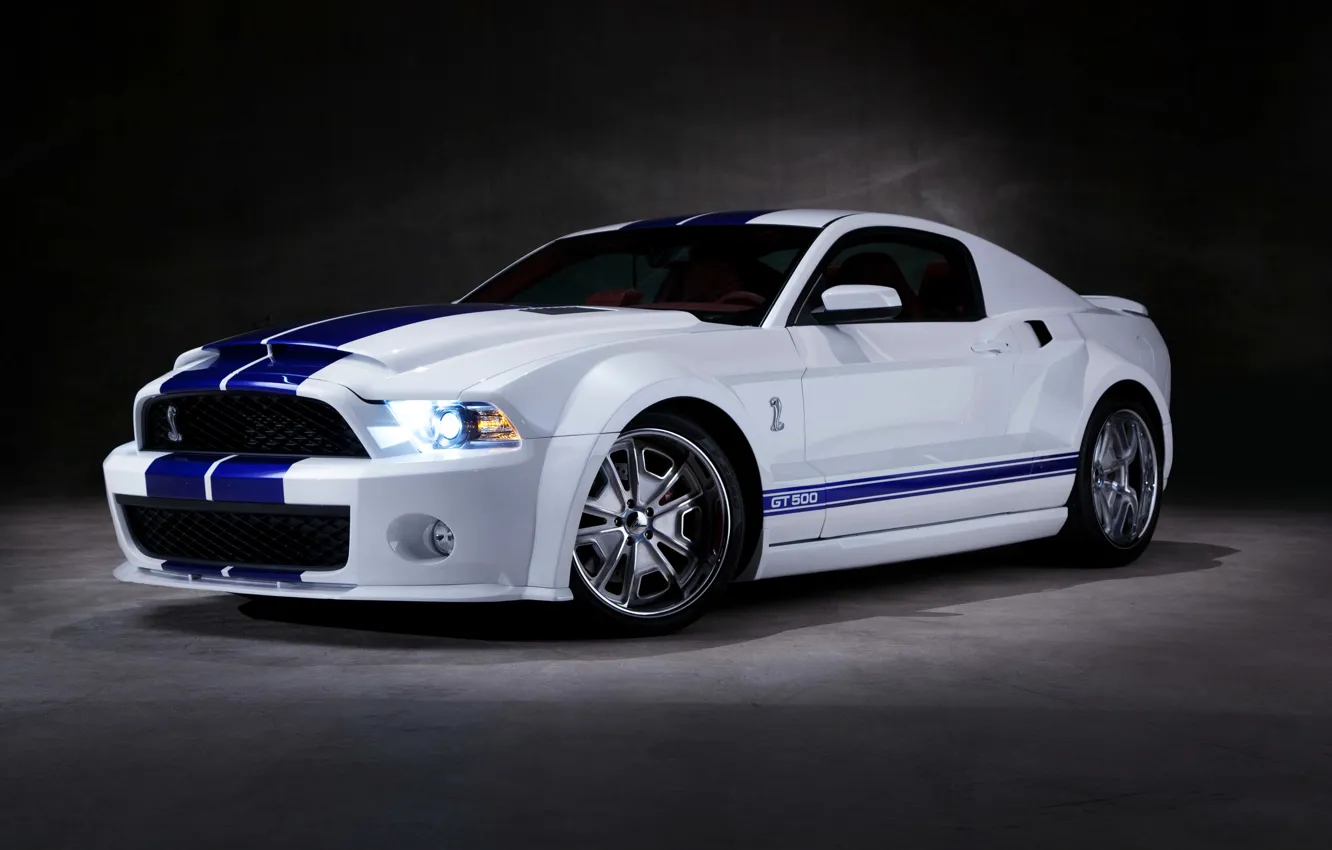Photo wallpaper tuning, Shelby, GT500, supercar, 2012, Ford, Galpin Auto Sports, SVT