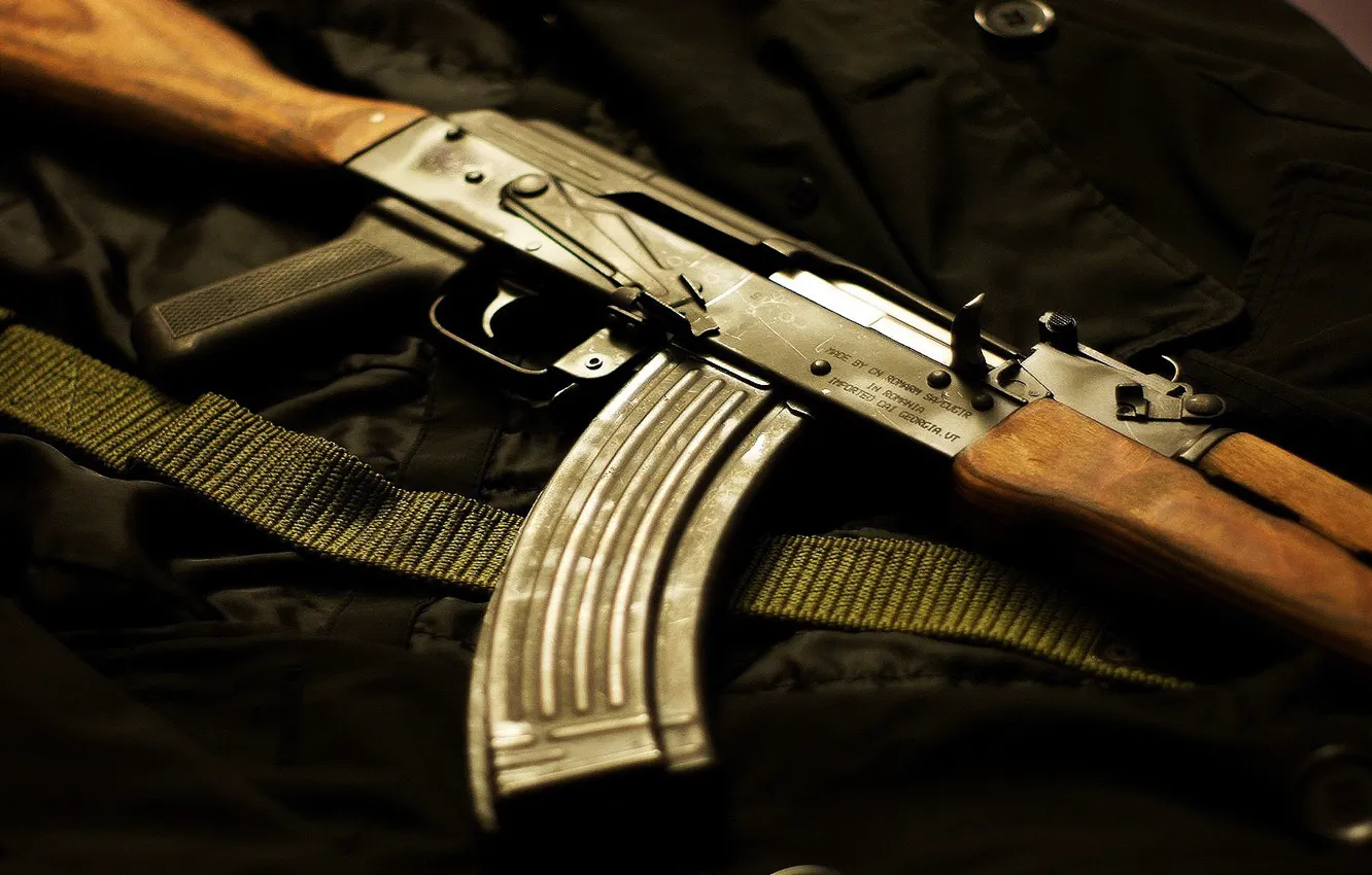 Photo wallpaper weapons, Kalashnikov