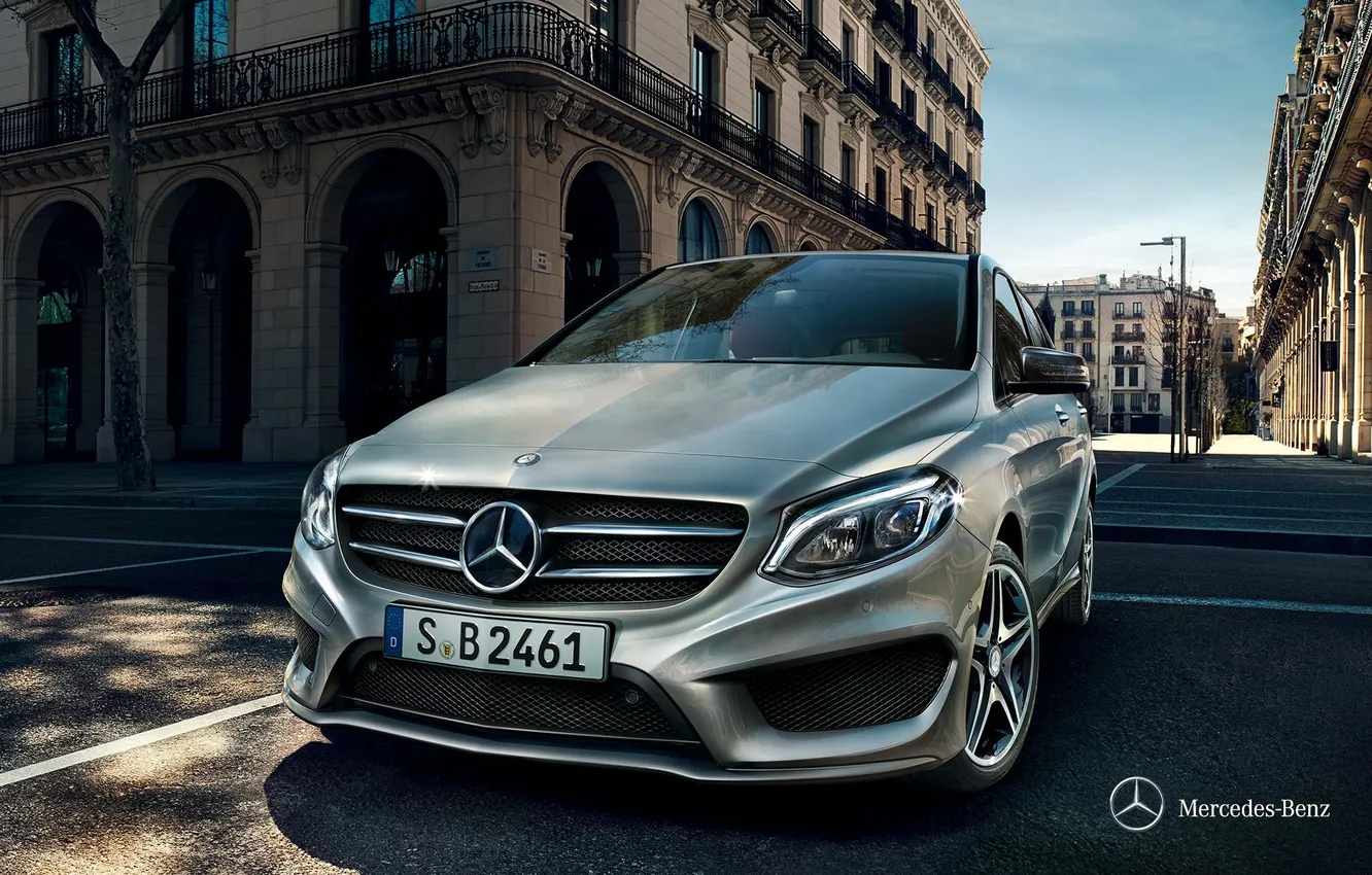 Photo wallpaper Mercedes-Benz, Mercedes, 2014, W246, B-class