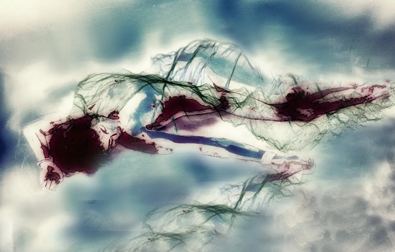 Photo wallpaper girl, background, picture