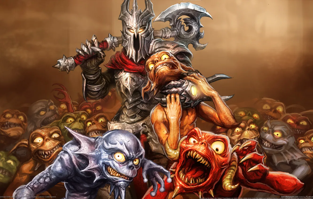 Photo wallpaper dark, Overlord, Goblin, The Lord, dark legend