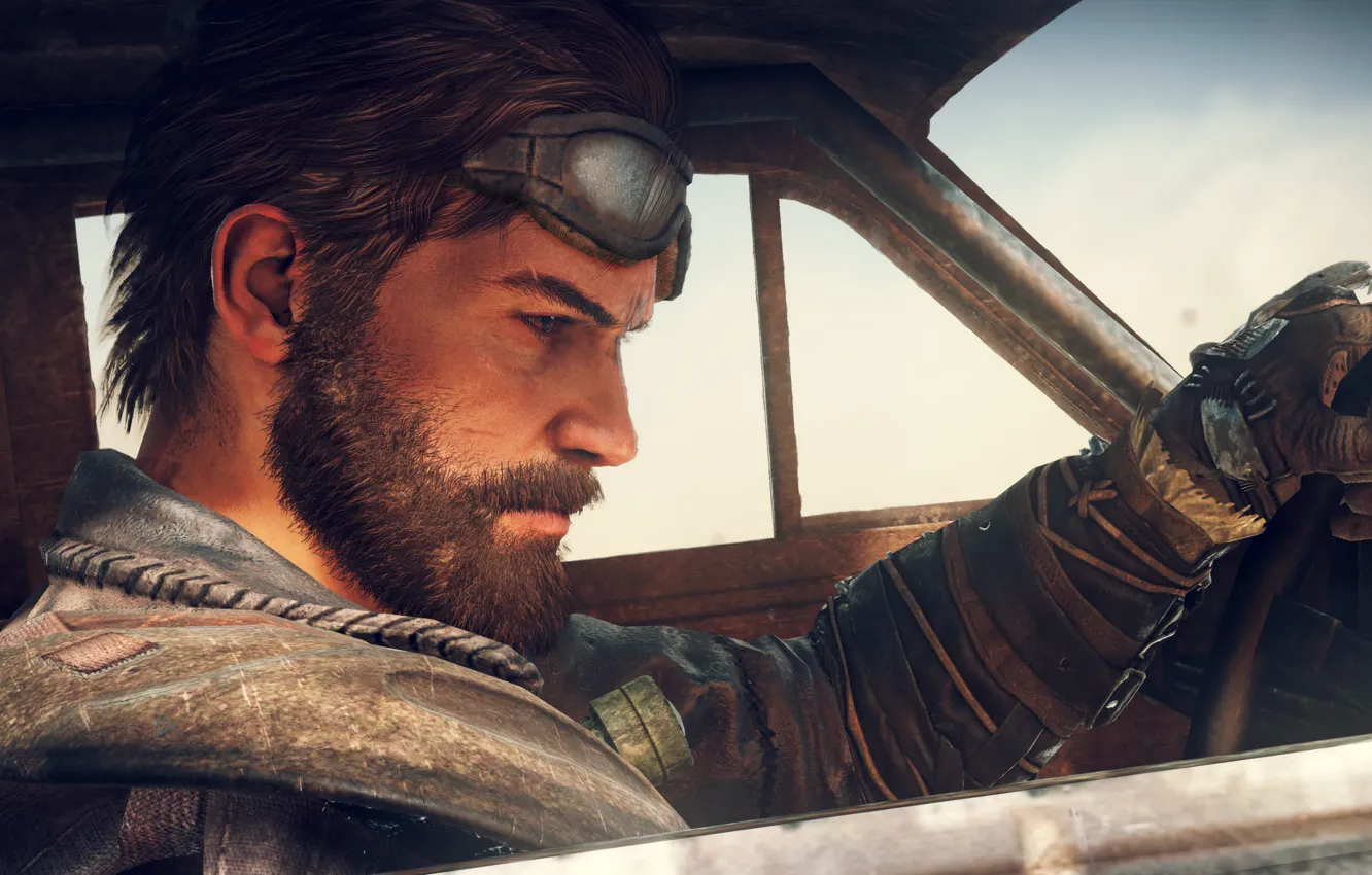 Photo wallpaper road, machine, Mad Max, wasteland.