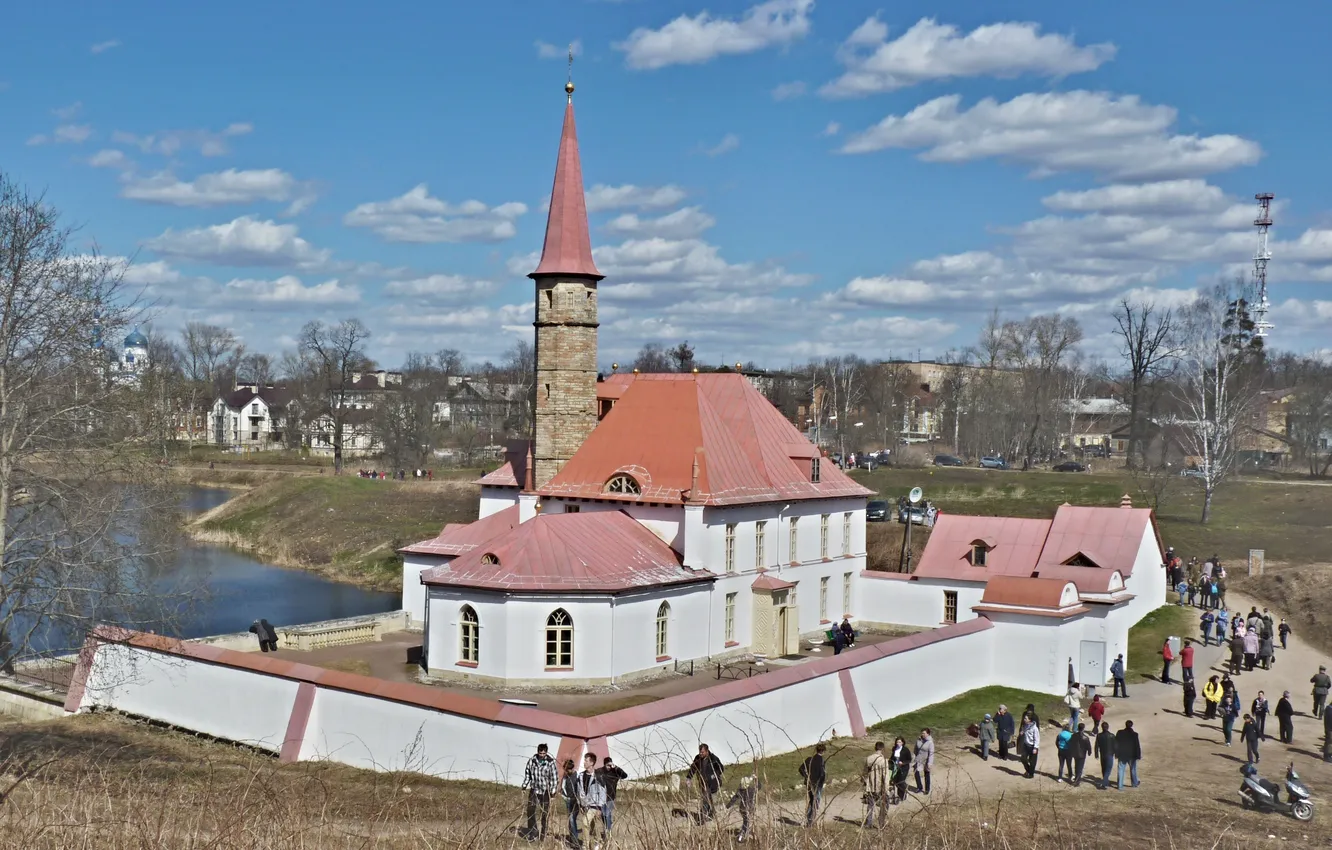 Photo wallpaper architecture, Gatchina, Priory Palace