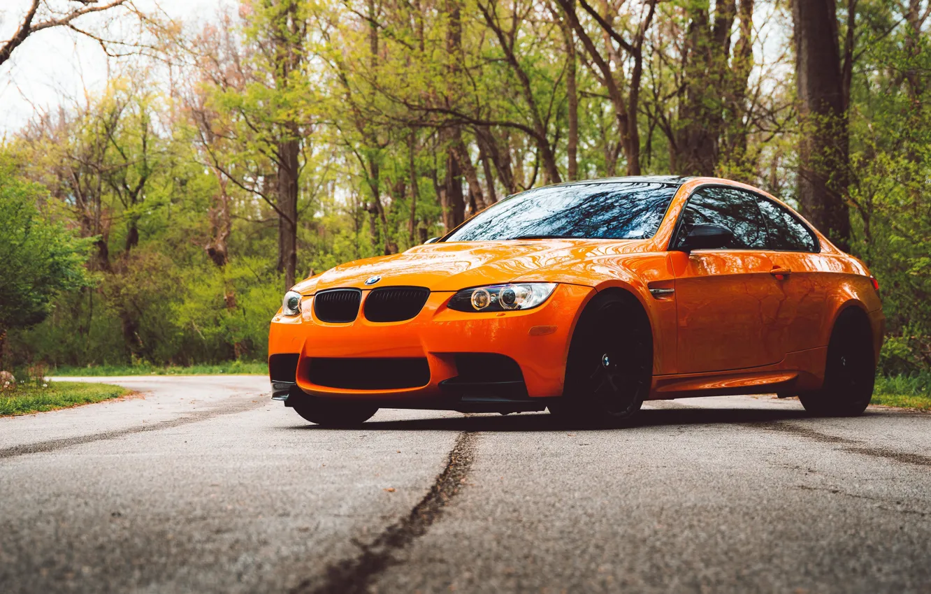 Photo wallpaper E92, Wheels, Lime Rock Park Edition, M3, Turn