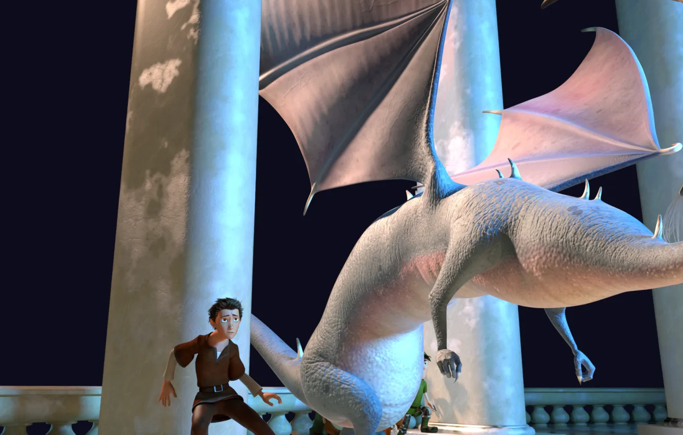 Photo wallpaper dragon, cartoon, Prince, adventure, The 7th dwarf, The 7th dwarf