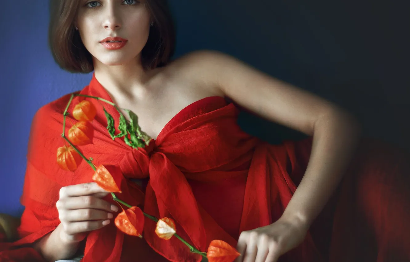 Photo wallpaper girl, model, photoshoot, Dean, Irina Martynova