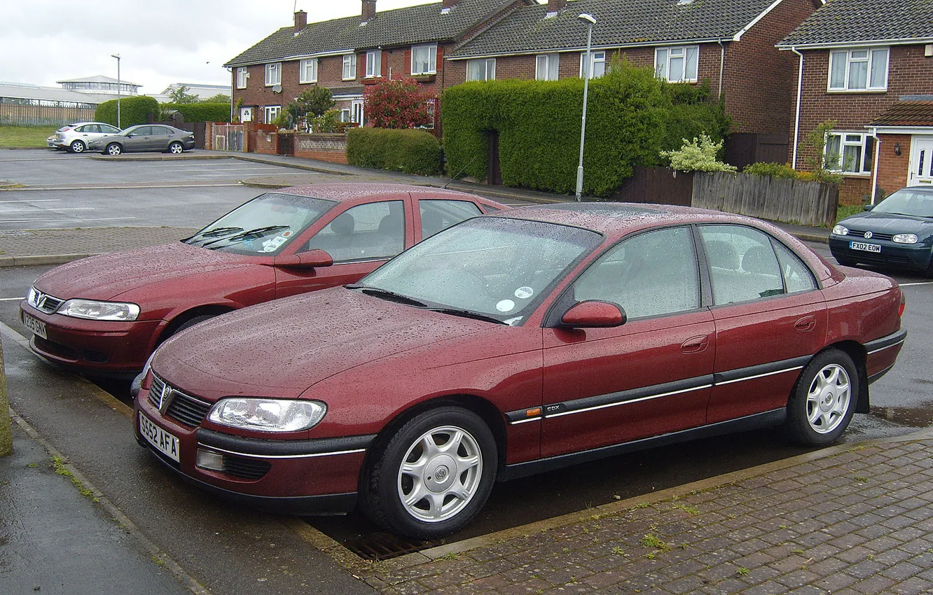 Photo wallpaper auto, Home, after the rain, Playground, vauxhall-omega-22-cdx