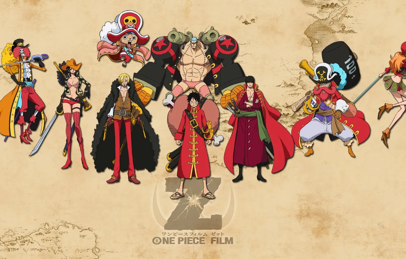 Photo wallpaper sake, sword, game, One Piece, canon, sea, pirate, weapon