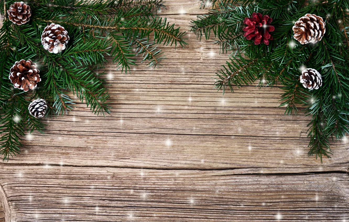 Photo wallpaper decoration, new year, Christmas, Christmas, wood, New Year, decoration, Merry