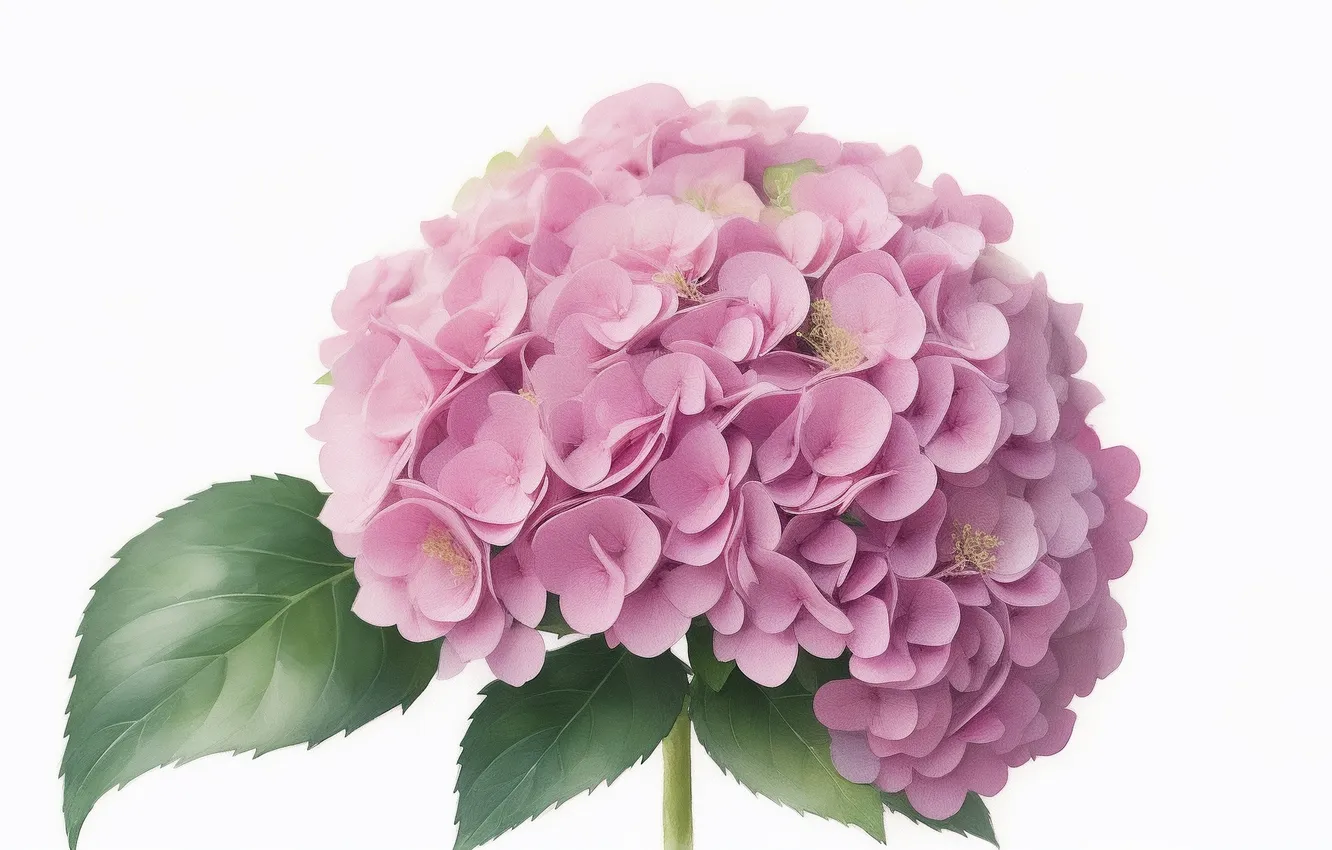 Photo wallpaper flowers, green, green, tenderness, figure, colored, plant, beauty