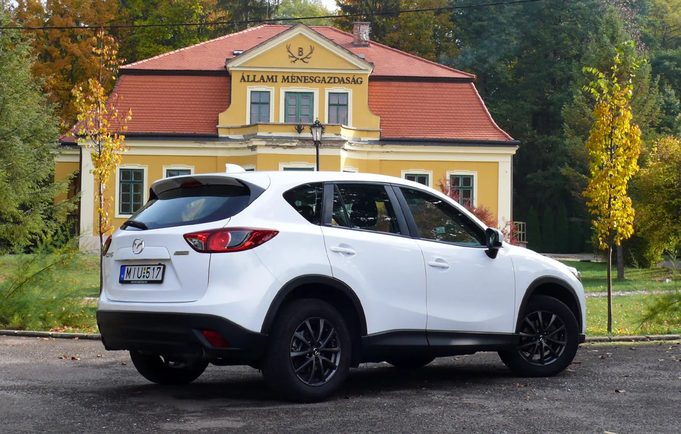 Photo wallpaper auto, white, Mazda, CX-5, Skyactiv