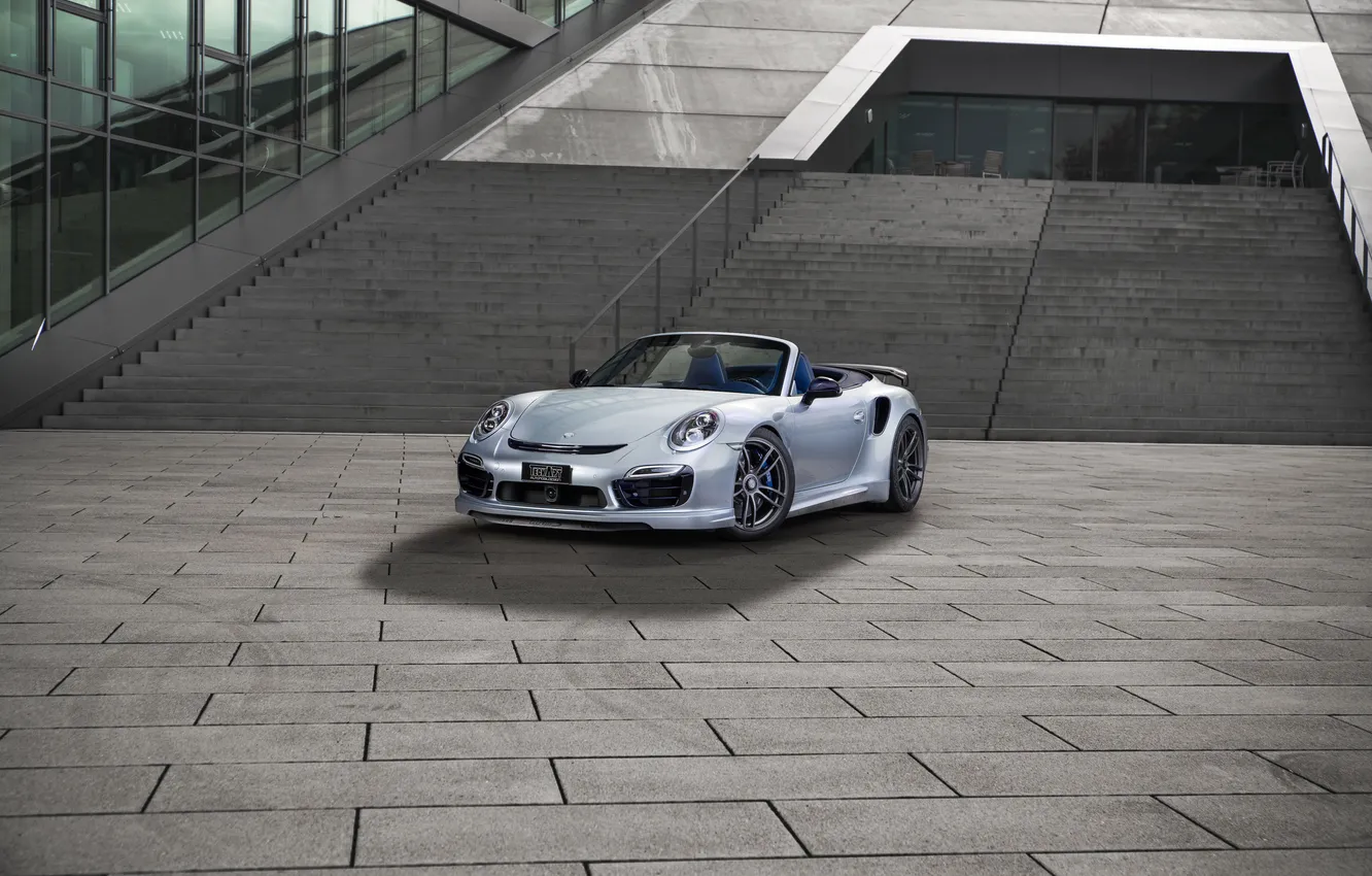 Photo wallpaper 911, Porsche, convertible, Porsche, Turbo, Cabriolet, turbo, TechArt
