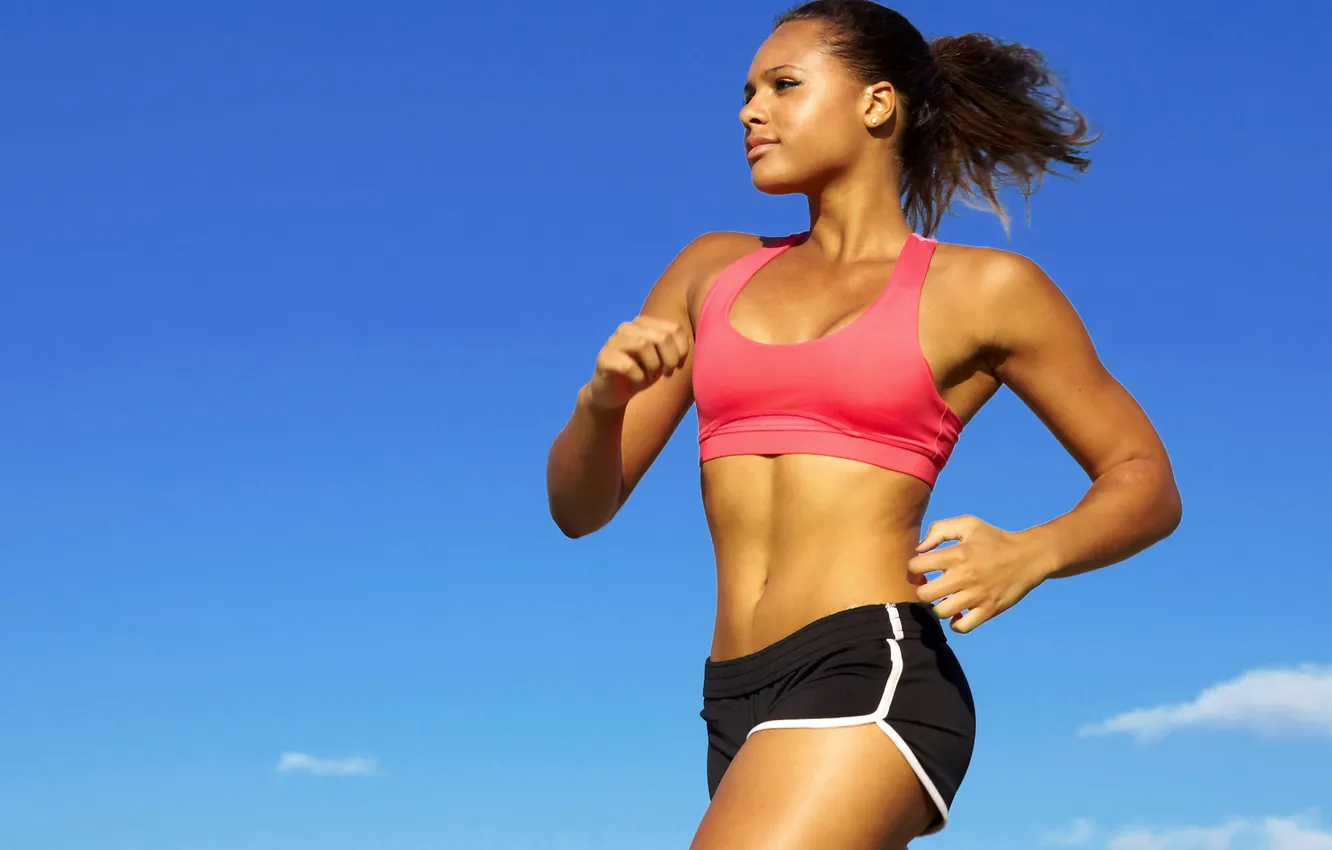 Photo wallpaper One, lifestyle, low, looking, leisure, healthy, jogging, Horizontal