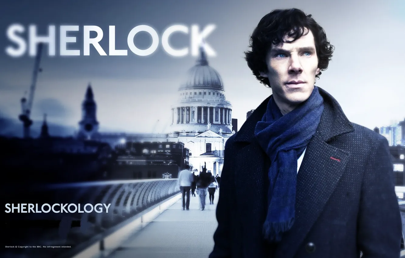 Photo wallpaper the city, people, London, Sherlock Holmes, Benedict Cumberbatch, Sherlock, Sherlock BBC, Sherlock Holmes