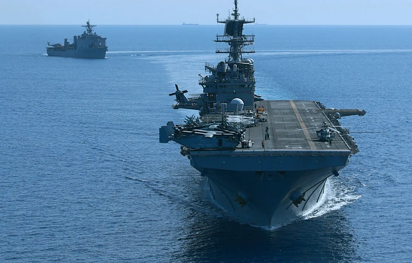 Photo wallpaper US NAVY, UDC, USS Bataan, LHD-5