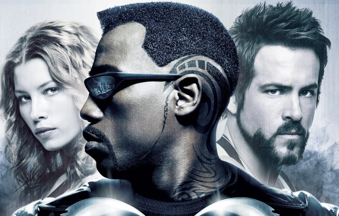 Photo wallpaper blade, 2004, Trinity, Wesley Snipes, Actors, Parker Posey