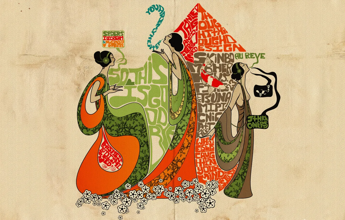 Photo wallpaper style, creative, collage, art, image