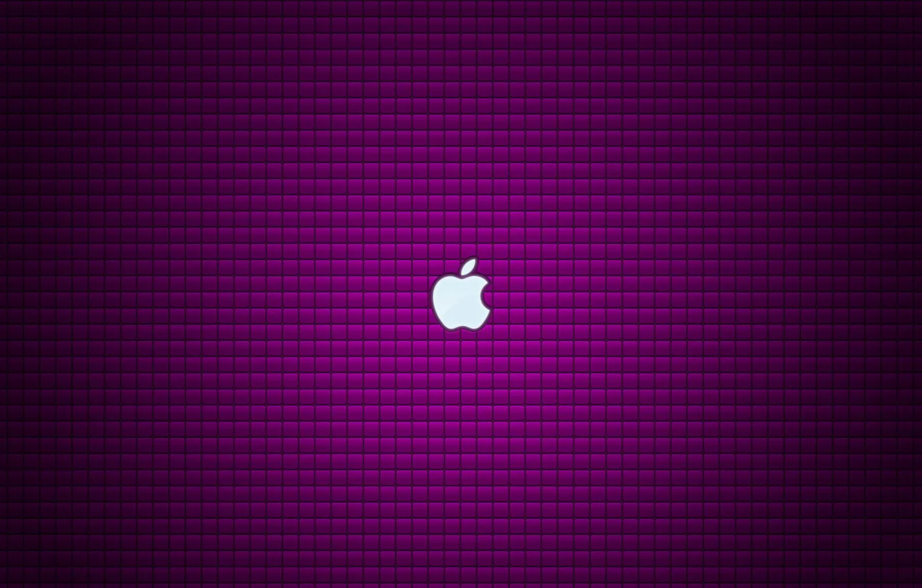 Photo wallpaper purple, background, apple, Apple, logo, logo, fon, violet