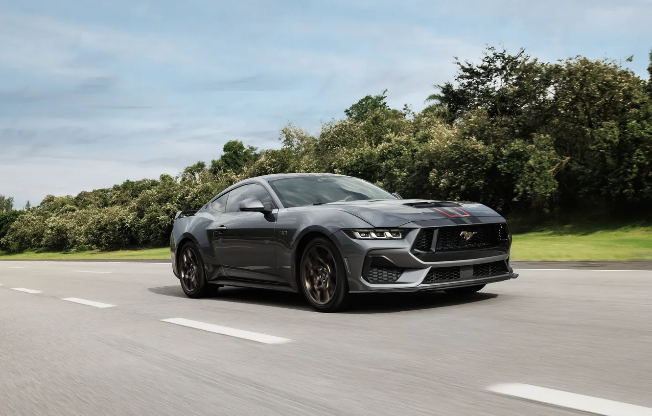Photo wallpaper Ford, Ford, Brazil, Ford Mustang GT, Mustang GT, 2025, 60th Anniversary, Performance Manual