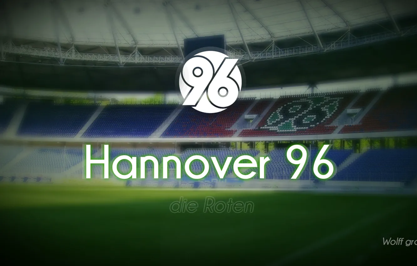 Photo wallpaper wallpaper, logo, stadium, football, Sport, Hannover 96, HDI-Arena