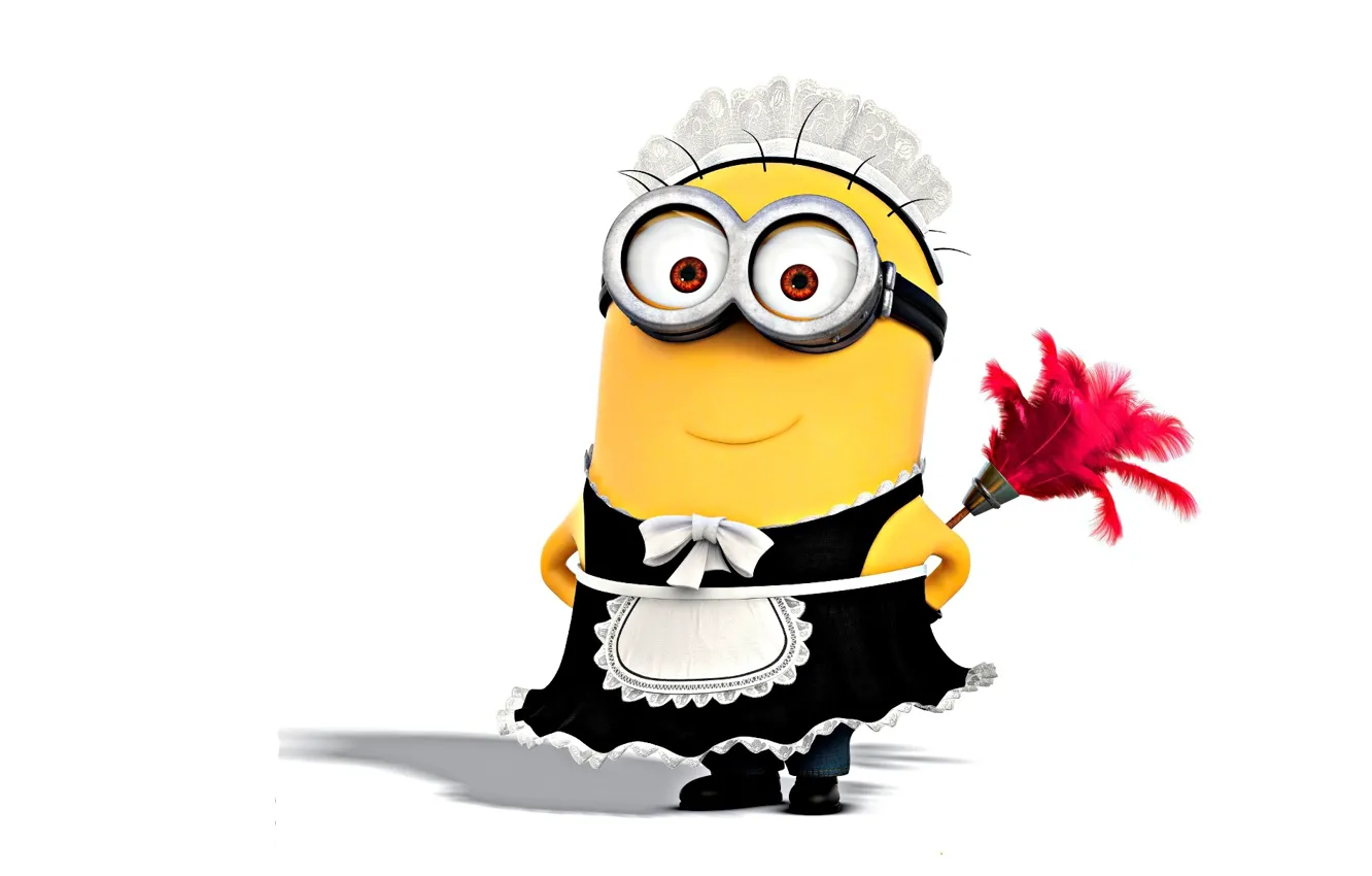 Photo wallpaper flowers, Despicable Me 2, minion, Phil