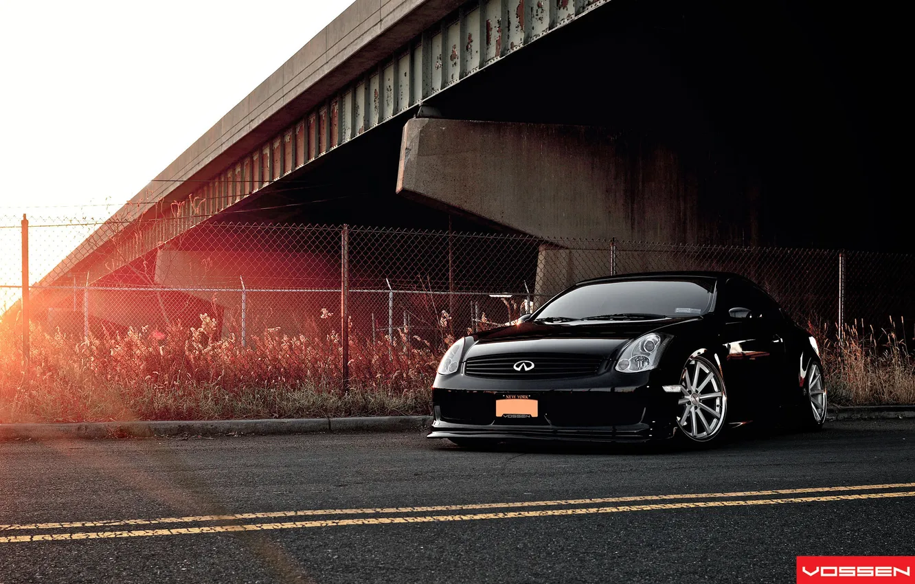 Photo wallpaper tuning, drives, infiniti g35, Vossen