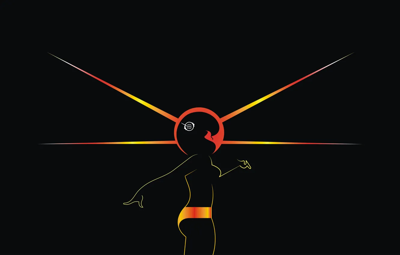 Photo wallpaper vector, digital, art, models, disco, radic, zelko, bfvrp