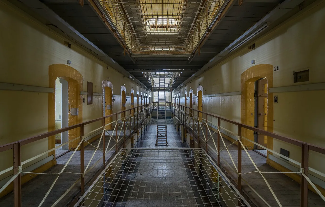 Photo wallpaper interior, camera, prison