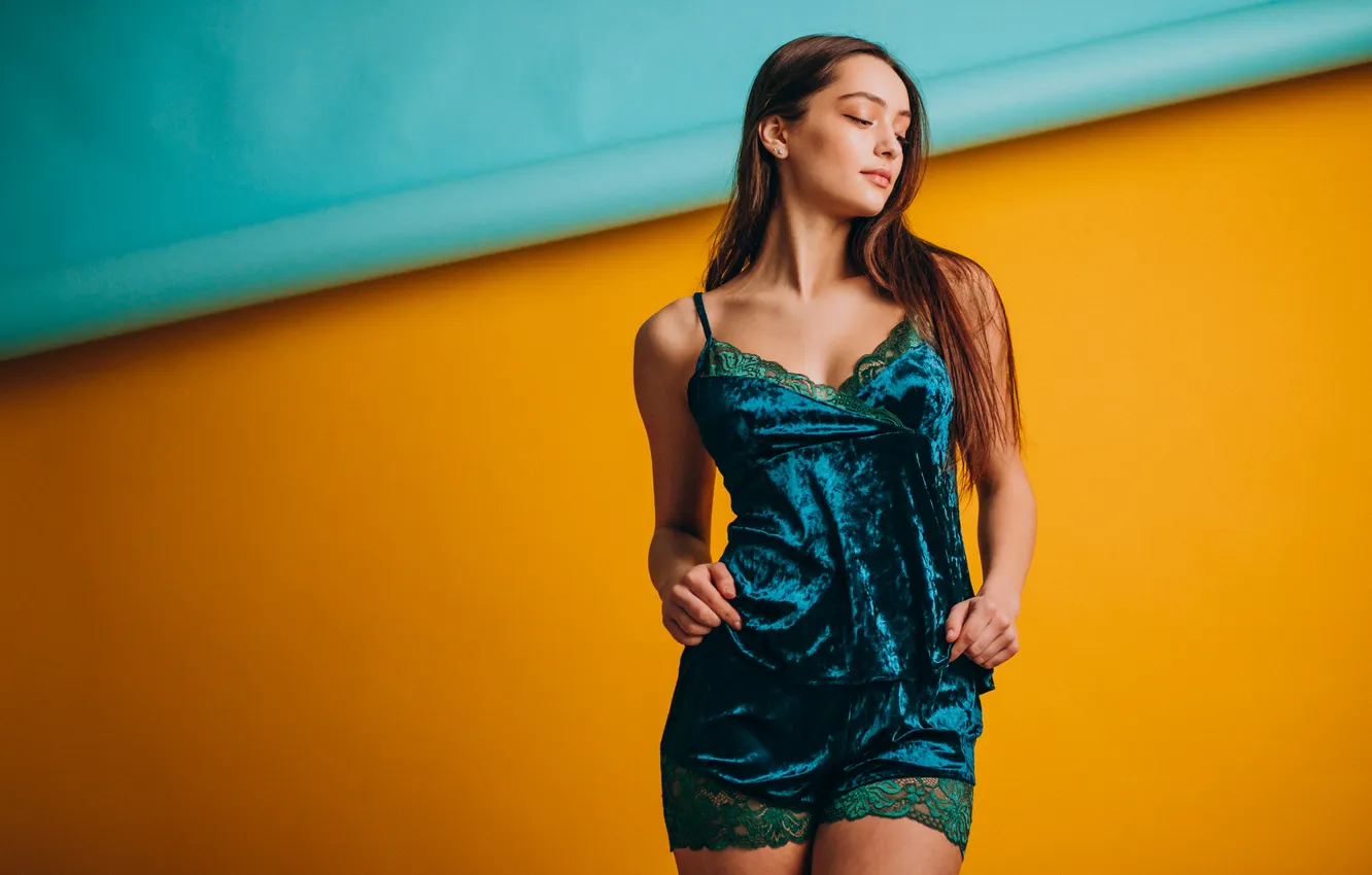 Photo wallpaper young, model, female