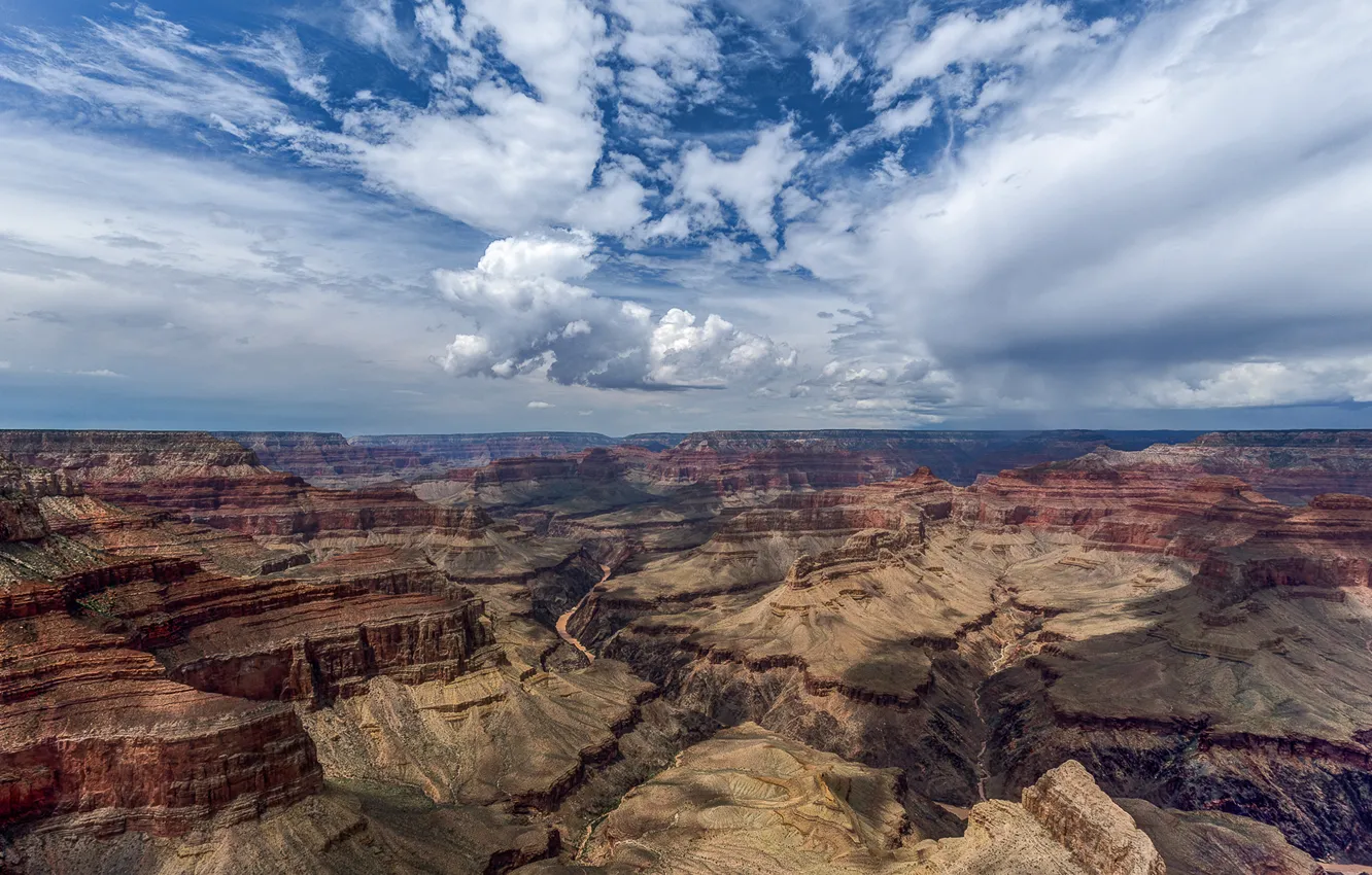 Photo wallpaper USA, rock, Arizona, cloud, Grand Canyon