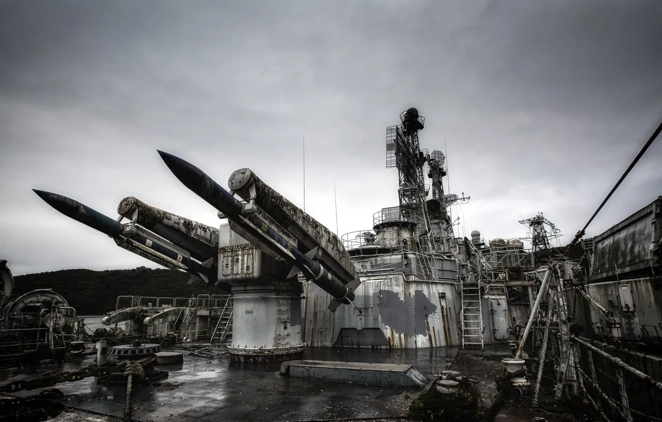 Photo wallpaper weapons, ship, rocket