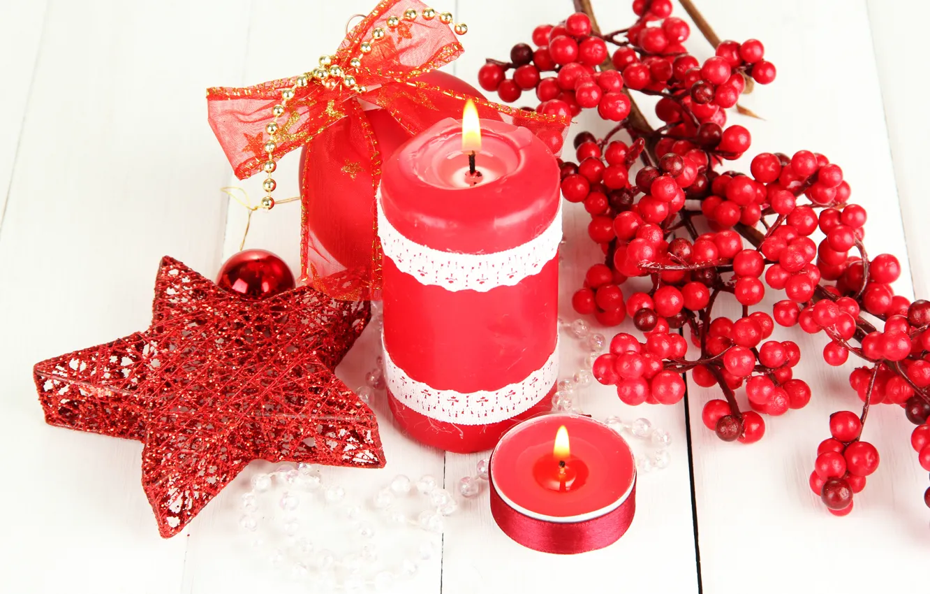 Photo wallpaper balls, decoration, holiday, new year, Christmas, Christmas, New Year